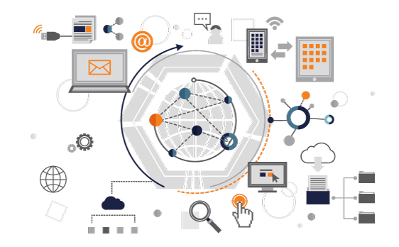 Schéma d'une infrastructure informatique